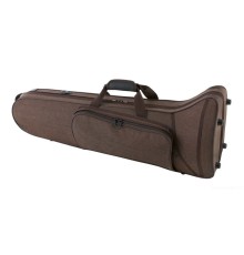 GEWA Compact Form Shaped Bass Trombone Case Brown легкий кофр-рюкзак для бас-тромбона, коричневый