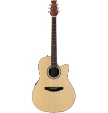 Applause AB24II-4S Balladeer Mid Cutaway Natural Satin гитара электроакустическая, цвет натуральный матовый, производство Китай