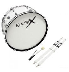 Basix Marching Bass Drum 24x12" бас-барабан маршевый 24х12 с ремнем и колотушкой