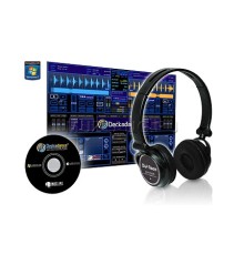 DJH555 USB DJ Headphones with Soundcard 