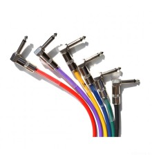 Joyo CM-11 Patch Cables 20 см jack-Jack 6,3 мм набор инструментальных кабелей 20 см
