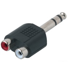 Alpha Audio Adapter 2 RCA(f)/TRS(m) переходник тюльпаны (мама) - стереоджек 6.3 мм переходник 2 тюльпана (мама) - стереоджек 6,3 мм (папа)
