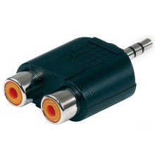 Alpha Audio Adapter 2 RCA(f)/TRS(m) переходник тюльпаны - стереоджек 3.5 мм переходник 2 тюльпана (мама) - стереоджек 3.5 мм (папа)