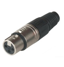 Alpha Audio Plug XLR(f) разъем микрофонный c пластиковой втулкой разъем микрофонный (мама)
