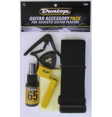 Dunlop GA21 Acoustic Guitar Accessory Pack With Strap 
