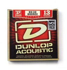 Dunlop DAB 80/20 Bronze 13-56 струны для акустической гитары, бронзовая навивка