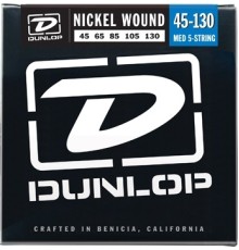 Dunlop DBN Nickel Plated Steel Bass Medium 5-130 45-130 