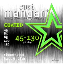 Curt Mangan Nickel Wound Bass 5-String Coated Set 45-130 