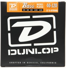 Dunlop DBN Nickel Plated Steel Bass 40-120T 5 Strings струны для 5-струнной бас-гитары